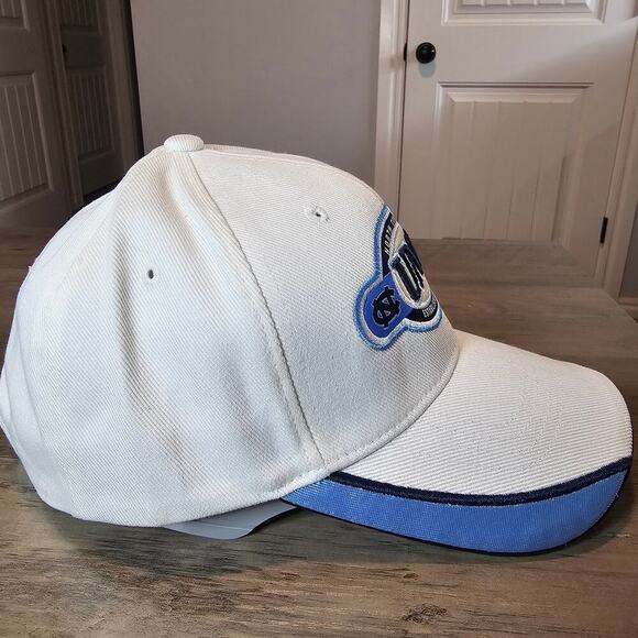 Vtg North Carolina Tar Heels Strapback Hat Cap White UNC Est 1789 NCAA Retro - Picture 6 of 9